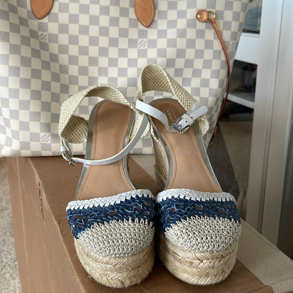 Coach espadrilles, like new condition